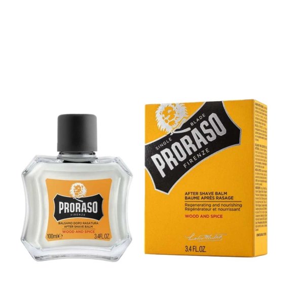 Balzam po holení Proraso Wood & Spice 100 ml – drevitá mužná vôňa a regenerácia