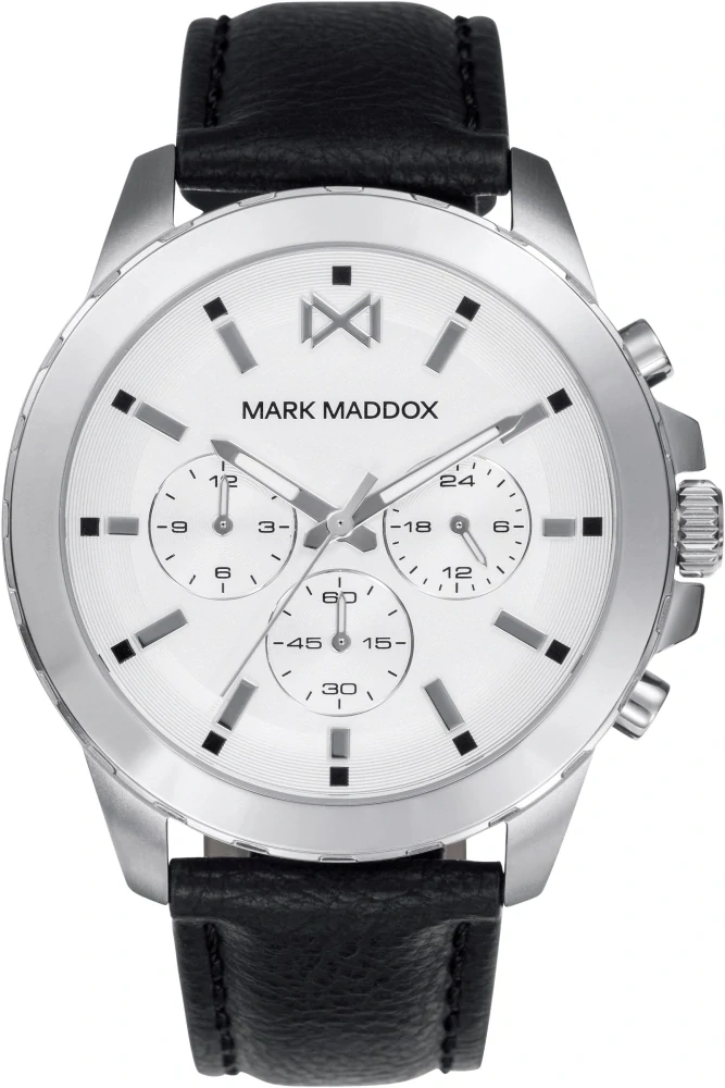Pánske hodinky MARK MADDOX MARAIS HC0109-07 – biely ciferník a chronograf
