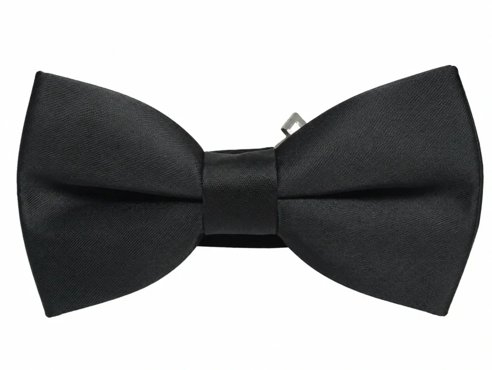 Pánsky čierny motýlik do obleku – elegantný motýlik na svadbu, ples, spoločenské udalosti