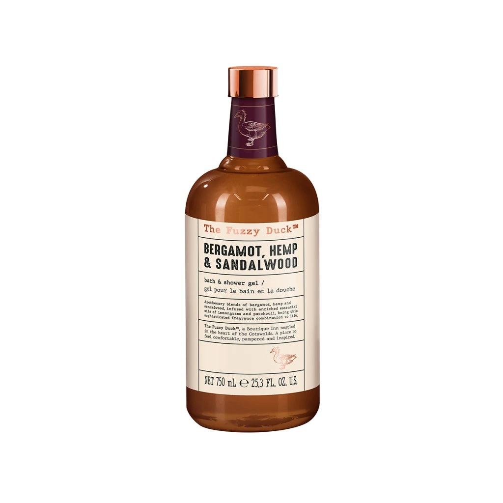 Pánsky sprchový gél Bergamot, Hemp & Sandalwood -750 ml