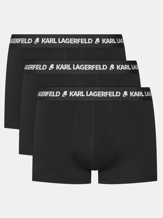 Pánske boxerky Karl Lagerfeld – čierne 3-balenie