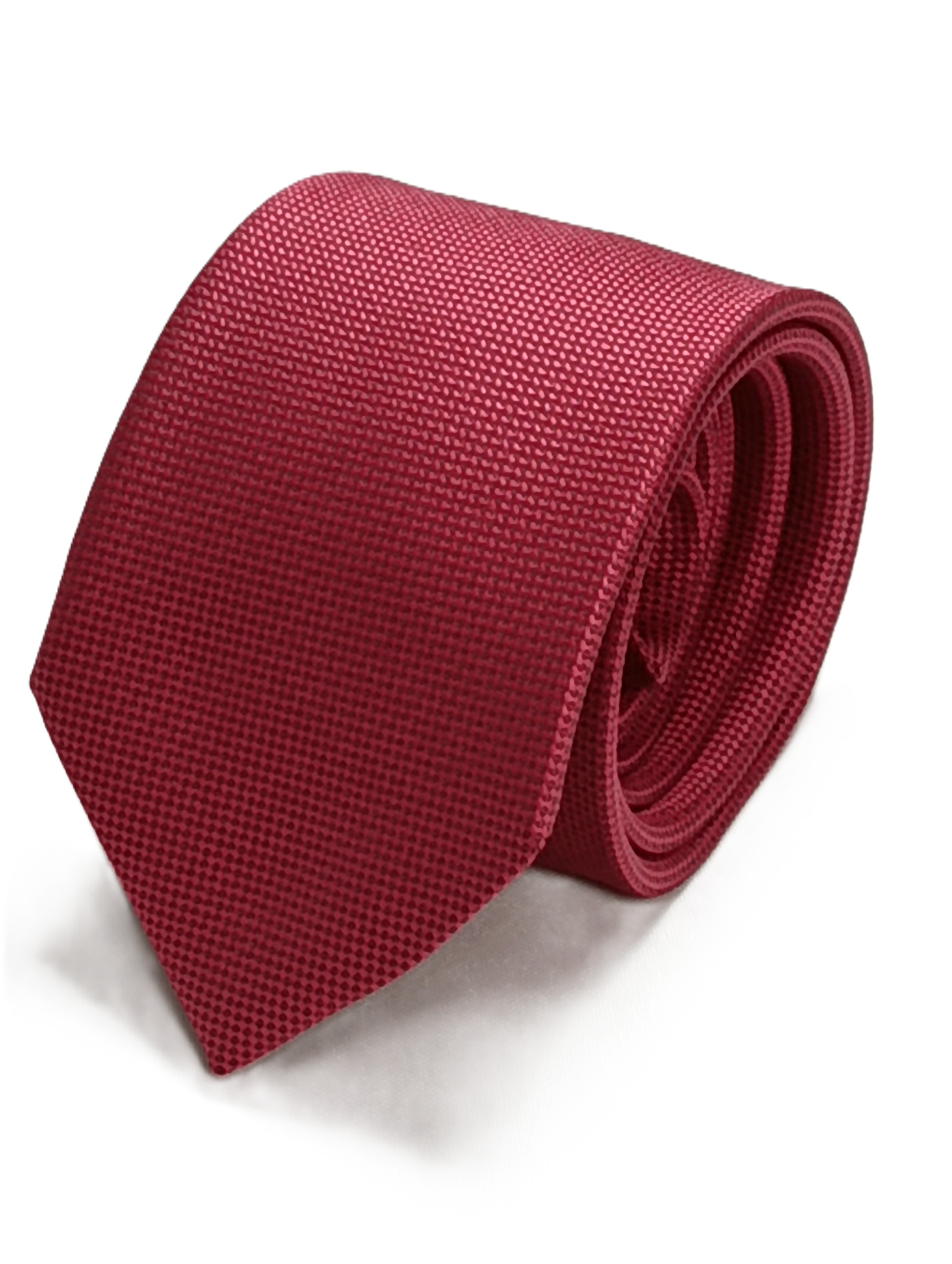 Pánska kravata s vreckovkou z mikrovlákna – výrazná bordová elegancia