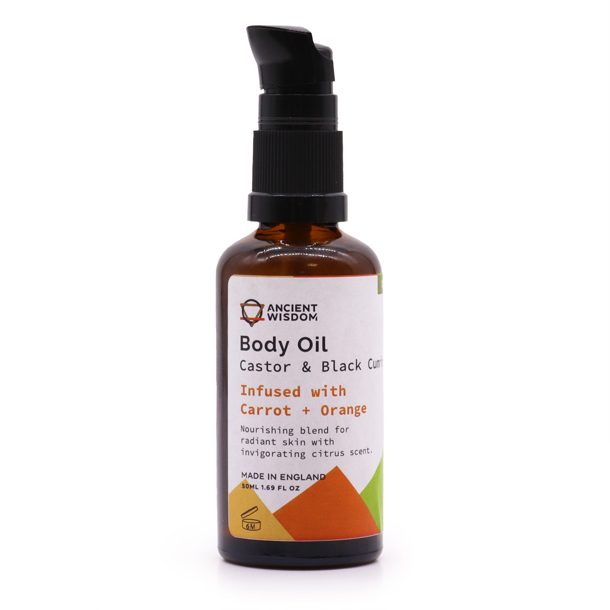 Organický telový olej 50ml - Mrkva a Pomaranč