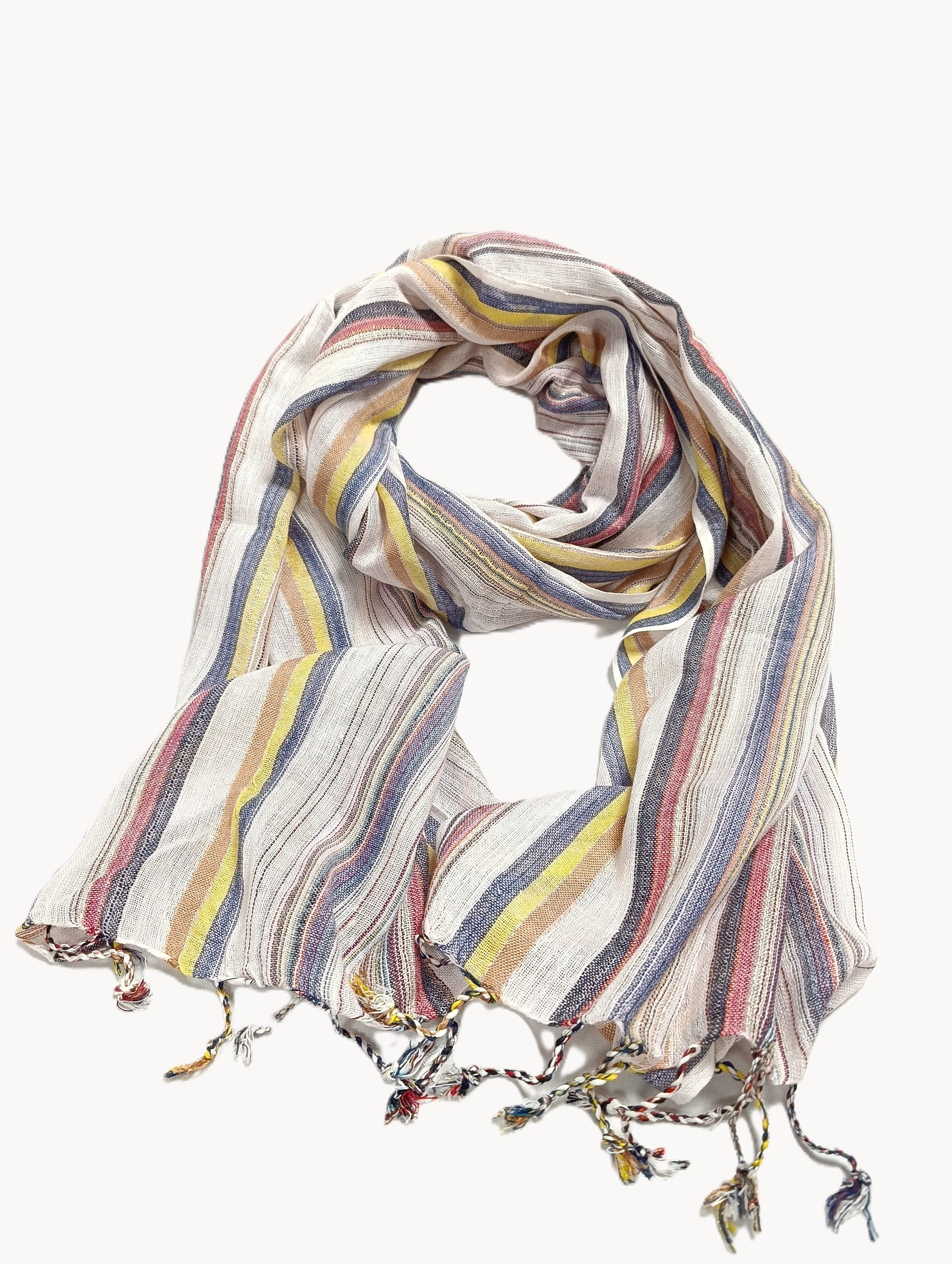 Veľké Indické Boho Šatky -75x180cm - rôzne farby so zlatou niťou