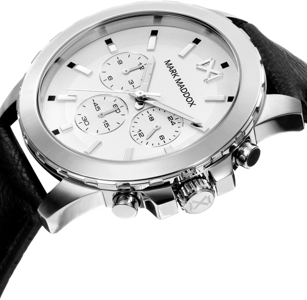 Pánske hodinky MARK MADDOX MARAIS HC0109-07 – biely ciferník a chronograf