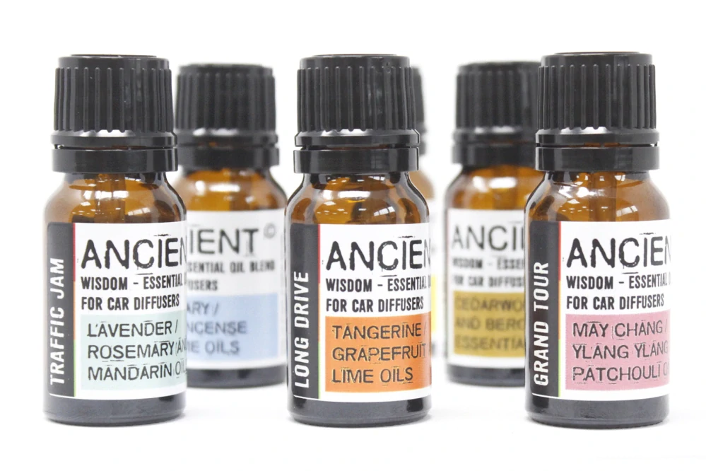  Aromaterapeutická zmes pre aróma difuzéry do auta 10ml– Dlhá Cesta– Mandarínka, Grep, Limetka, Ambra