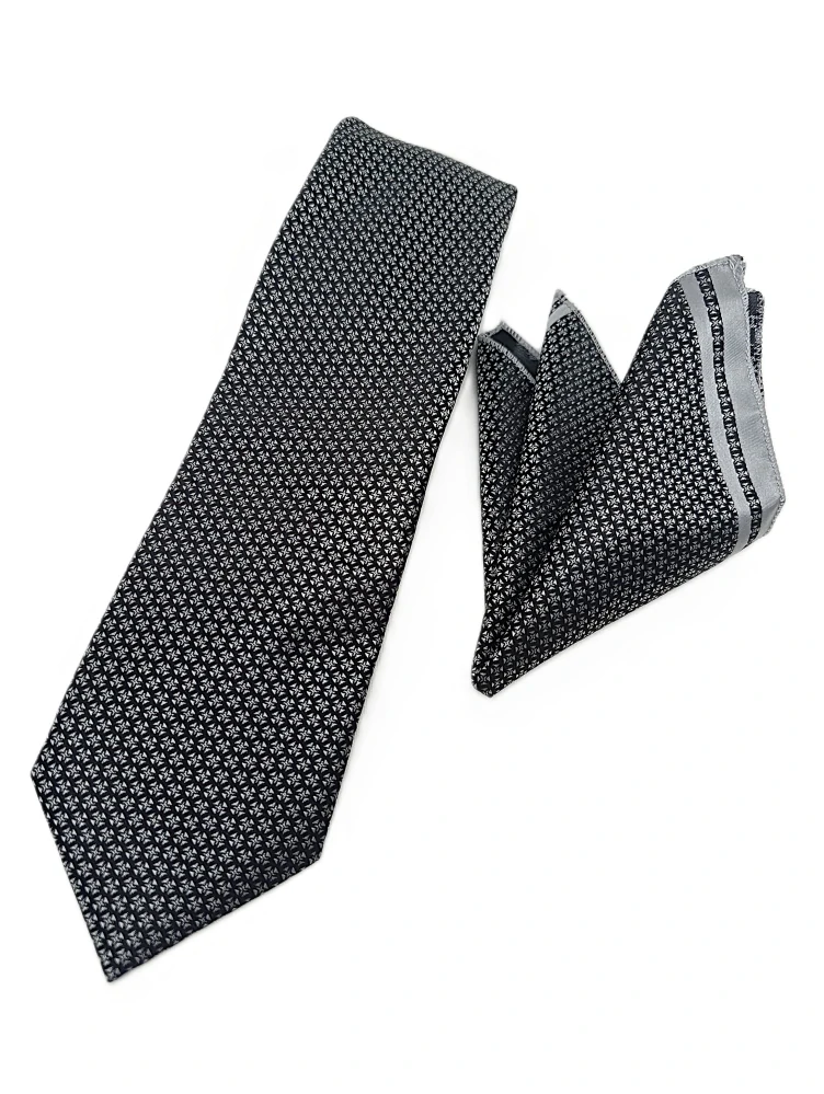 Elegantný pánsky set s kravatou a doplnkami