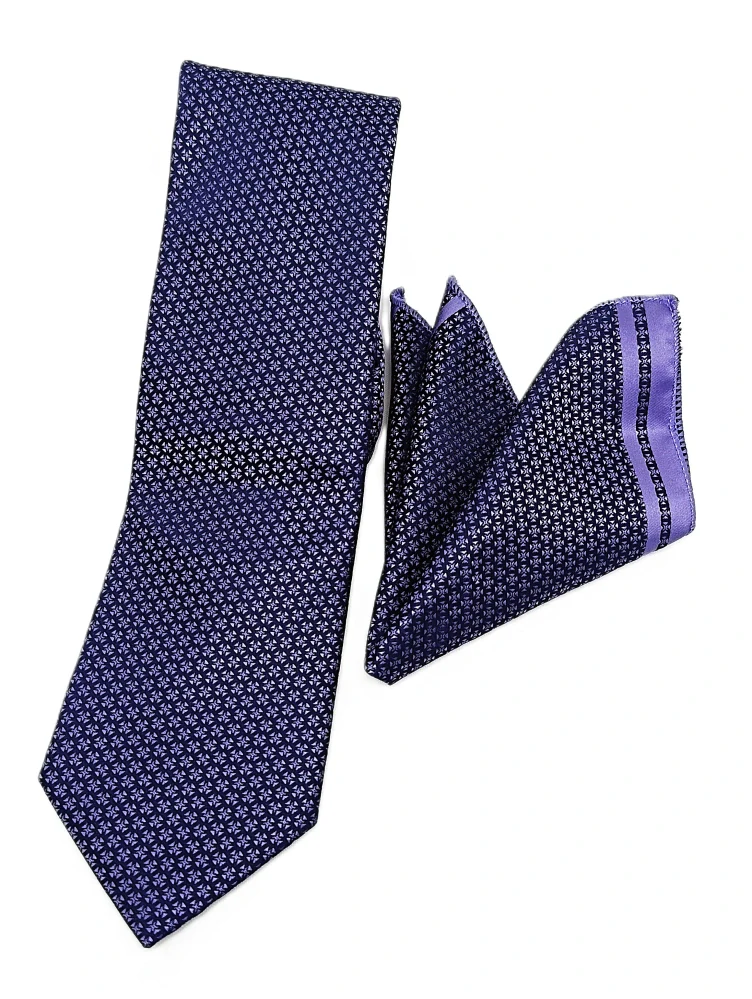 Elegantný pánsky set s kravatou, vreckovkou a manžetovými gombíkmi