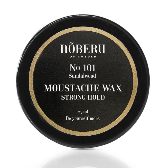 Noberu vosk na fúzy Sandalwood Strong Hold 25 ml – silná fixácia a tvarovanie fúzov