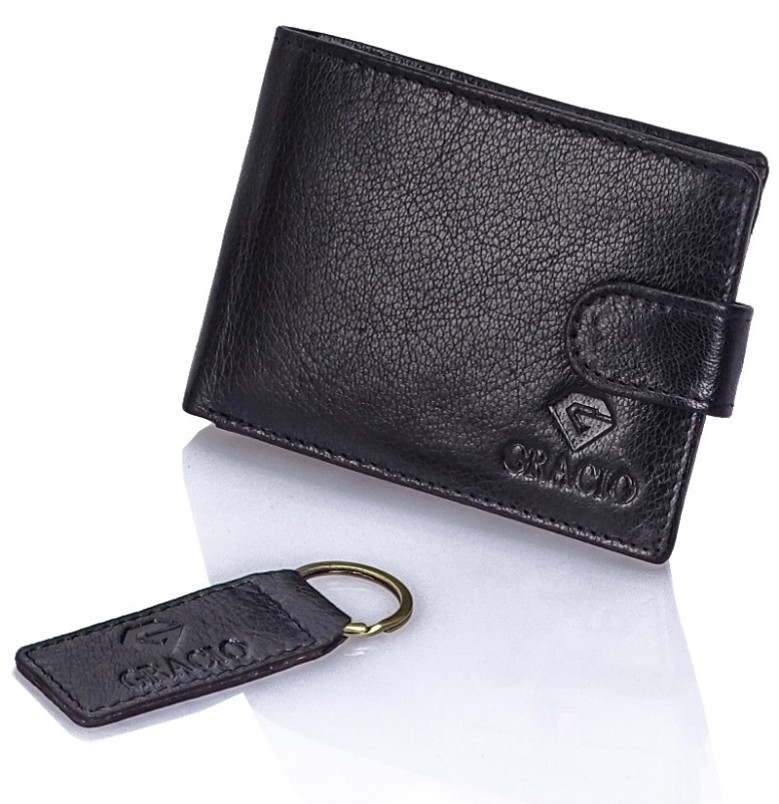 Pánska kožená peňaženka GRACIO s RFID- darčeková sada