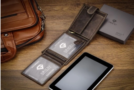Pánska peňaženka z pravej kože s RFID – GRACIO