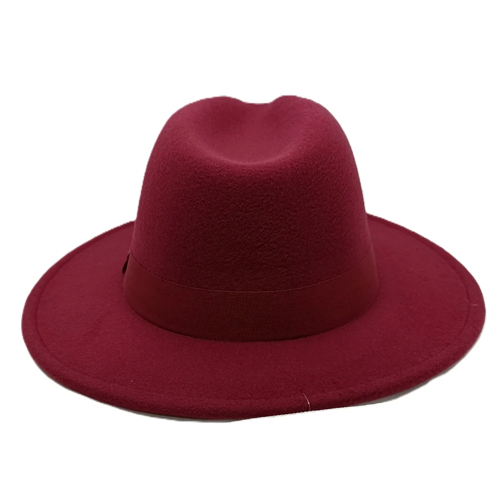Pánsky bordový fedora klobúk – elegantný plstený model
