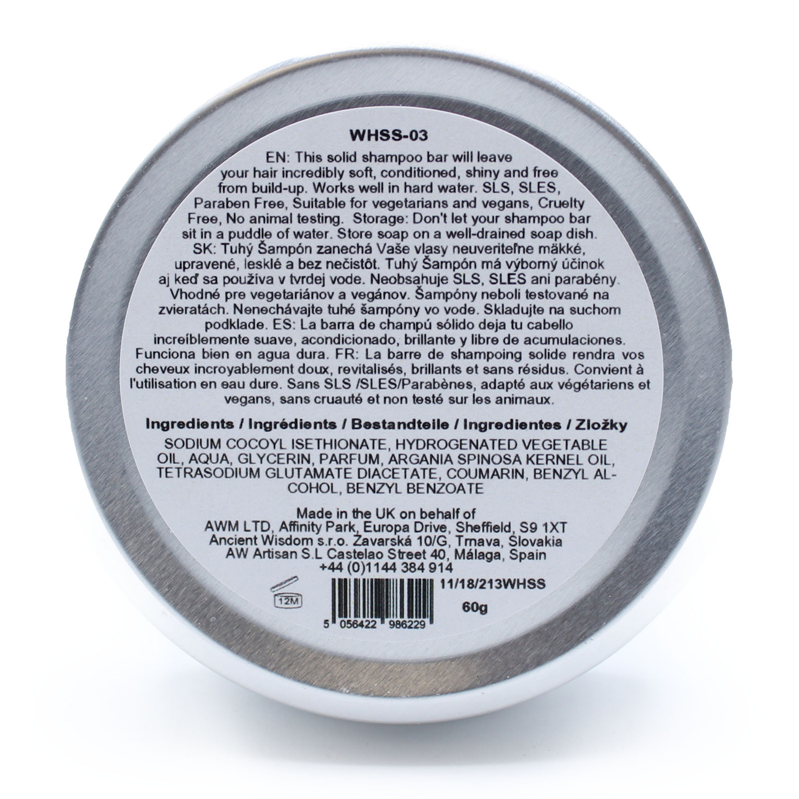 Wild Hare tuhý šampón 60g - Kokosový Orech