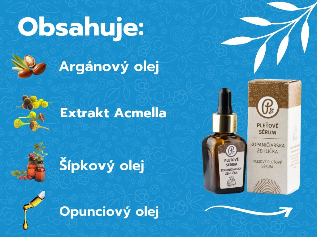 Kopaničiarska žehlička - pleťové olejové sérum 20 ml
