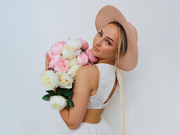 Dámsky letný klobúk / slamák na dozdobenie
