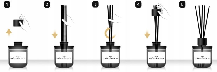 Vonné tyčinky do difuzéra - Cloe for her- 250 ml