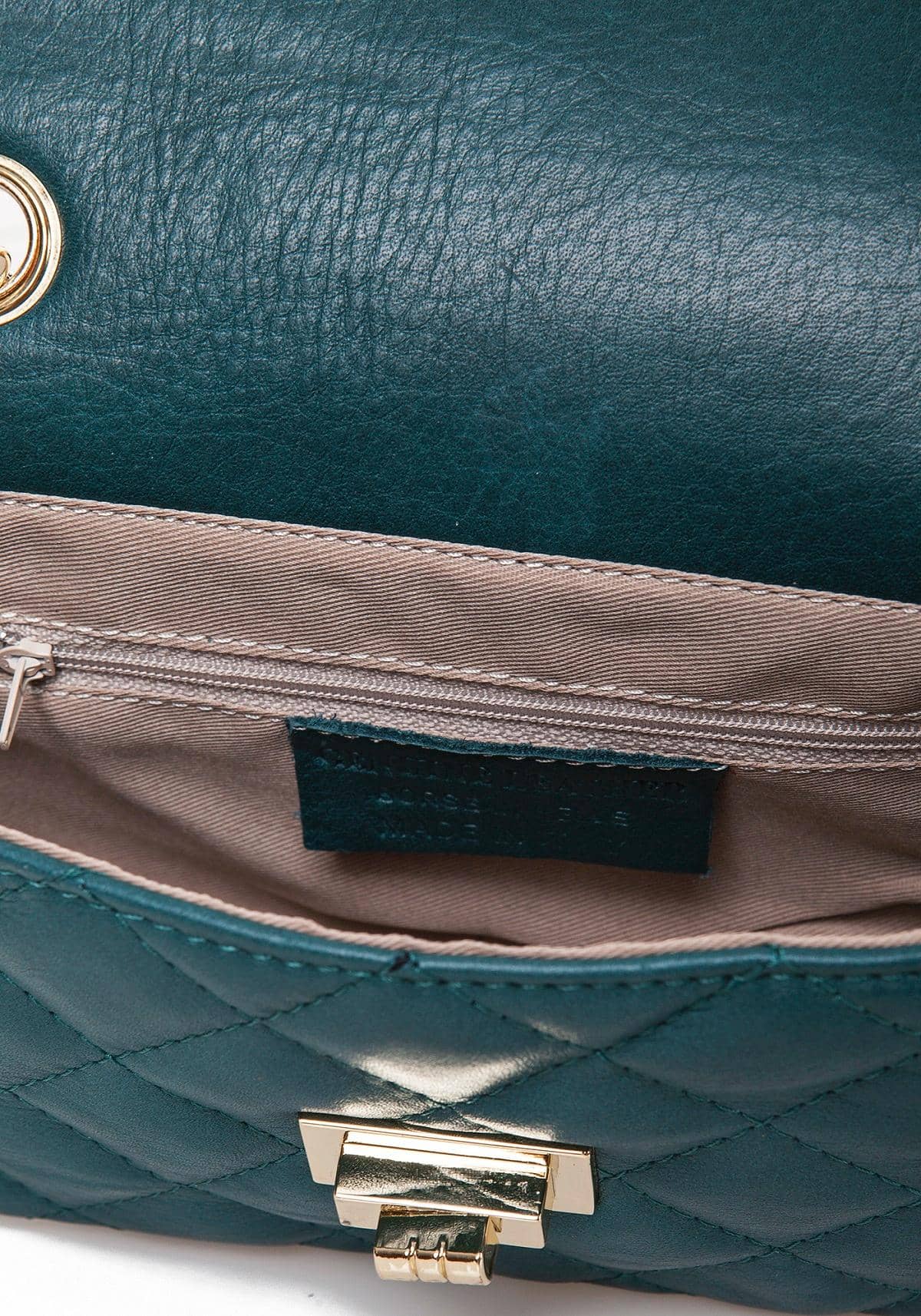 Dámska kožená kabelka Clutch - precíznosť talianskeho štýlu