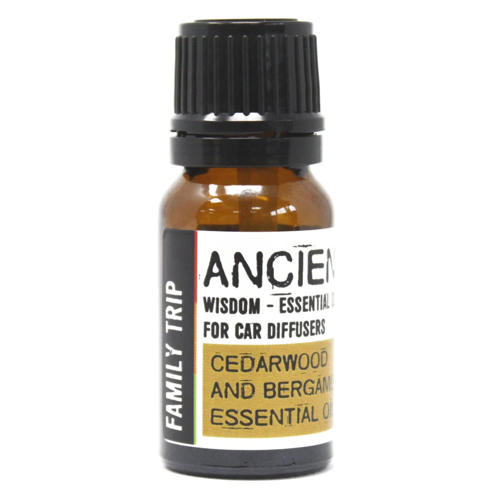  Aromaterapeutická zmes pre aróma difuzéry do auta 10ml– Rodinný výlet– Cédrové drevo, Bergamot