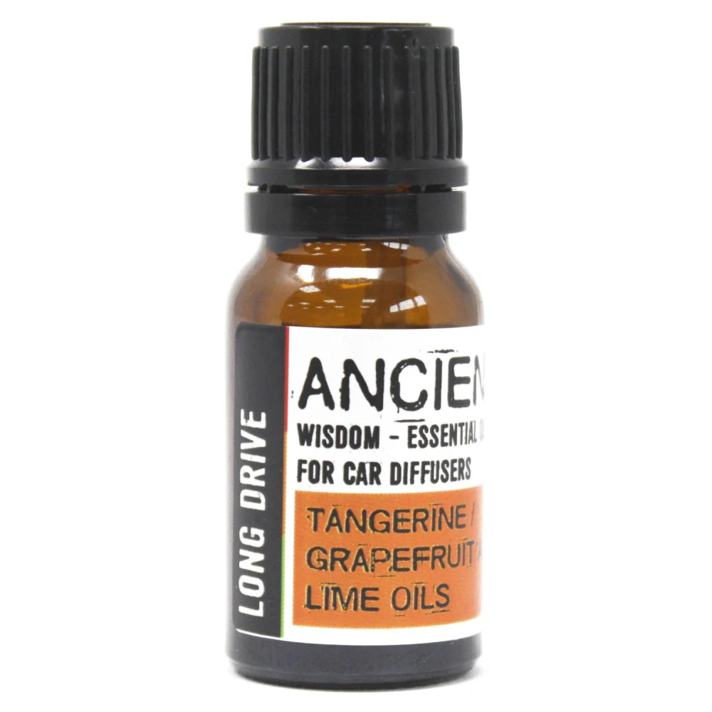  Aromaterapeutická zmes pre aróma difuzéry do auta 10ml– Dlhá Cesta– Mandarínka, Grep, Limetka, Ambra