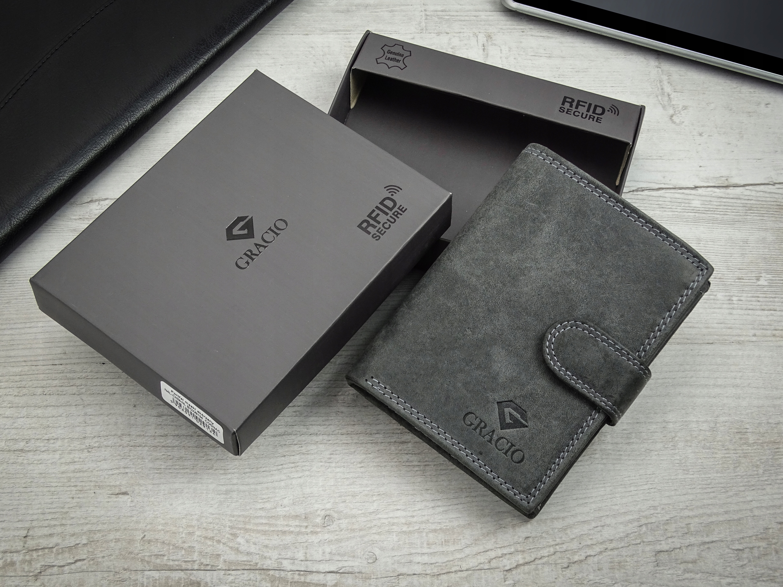 Pánska kožená peňaženka s RFID